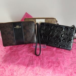 Coach Signature wristlets NWT-SELECT ONE!